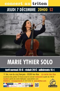 Marie Ythier au Triton