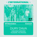 Dury Dava, Vincent Bricks et Human Teorema en concert