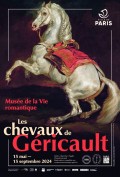 Affiche exposition Les chevaux de Géricault au Musée de la Vie Romantique