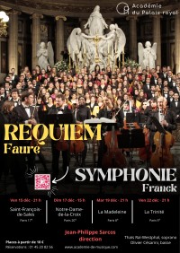 Les Chœur et orchestre de l'Académie du Palais royal en concert