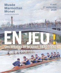 Affiche exposition " En jeu ! : Les artistes et le sport (1870-1930)" Musée Marmottan Monet