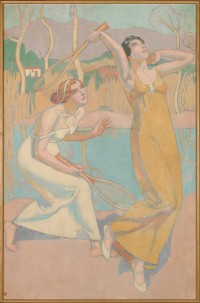 Maurice Denis (1870-1943)
Nausicaa, jeu de balle
1913,
Huile sur toile,
161 x 106 cm,
Nice, musée national du Sport

