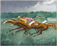 Kees Van Dongen (1877-1968),
La Course,
1904,
Huile sur toile,
32 x 39 cm,
Toulouse, Fondation Bemberg

