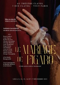 Affiche Le Mariage de Figaro - Théâtre Clavel