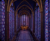 Chapelle haute, Sainte-Chapelle, Paris, 2021 