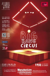Affiche Big bang Circus - La Manufacture des Abbesses