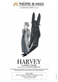 Affiche Harvey - Théâtre de Nesle