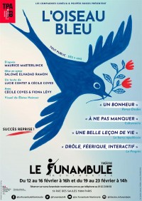 Affiche L'Oiseau bleu - Le Funambule Montmartre