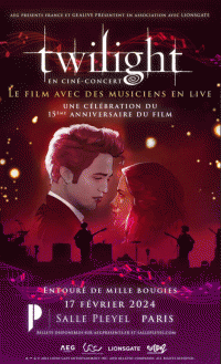 Ciné-concert « Twilight chapitre 1 : Fascination » salle Pleyel