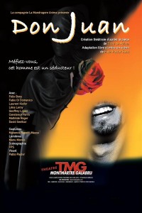 Affiche Don Juan - Théâtre Montmartre Galabru