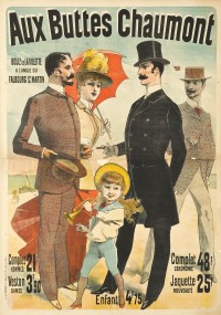  Jules Jean Chéret, affiche « Aux Buttes Chaumont », 1888 Lithographie couleur 
