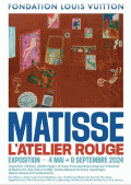 Affiche exposition « Matisse, L’Atelier rouge » à la Fondation Louis Vuitton