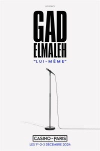 Affiche Gad Elmaleh - Lui-même - Casino de Paris