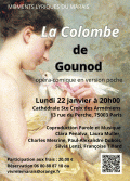 « La Colombe » de Gounod - Affiche
