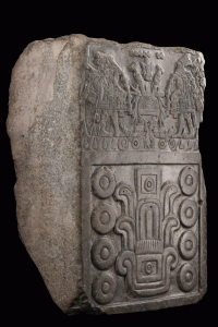 Dalle commémorant l'inauguration du Templo Mayor, Mexique central, 1486-1502, Diorite, Museo Nacional de Antropología-INAH, Ville de Mexico 