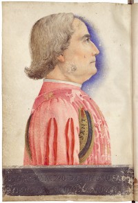 Jacopo Bellini (1396 - 1470)
Portrait de Jacopo Antonio Marcello, dans Passio Mauritii et sotiorum ejus, Venise, 1453

