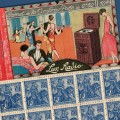 Visuel de l'exposition Carnets de timbres dans l'air du temps au Musée de La Poste