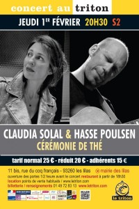Claudia Solal et Hasse Poulsen au Triton