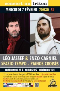 Léo Jassef et Enzo Carniel au Triton