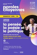 Affiche Singulis, la pensée, la poésie et le politique - Théâtre Antoine