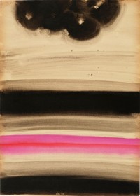 Sans titre, 1965, aquarelle, gouache et encre sur carton Kyro, MA 13413 