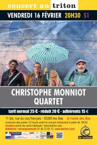 Christophe Monniot 4tet au Triton