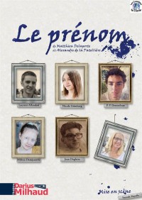 Affiche Le Prénom - Théâtre Darius Milhaud
