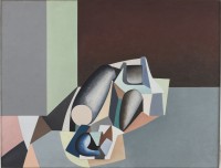  Jean Hélion,
Figure tombée,
1939,
Huile sur toile,
126,2 x 164,3 cm,
Centre Pompidou - Musée national d'art moderne, Centre de création industrielle, Paris
