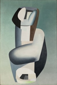 Jean Hélion,
Figure bleue,
1935-36,
Huile sur toile
145 x 99 cm - 
Don Joseph Cantor Foundation,
Indianapolis USA,
Moderne de Paris
