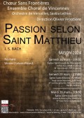 Bach : Passion selon saint Matthieu - Affiche
