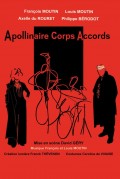 Affiche Apollinaire - Corps accords - Théâtre L'Essaïon