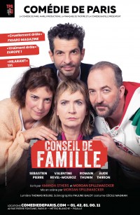 Affiche Conseil de famille - Comédie de Paris