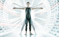 Speedo et Mectex en collaboration avec la NASA,
Speedo LZR Racer,
portée par Michael Phelps
2008,
Élasthanne-nylon et polyuréthane tissés 