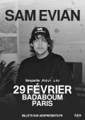 Sam Evian au Badaboum