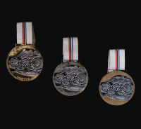 Médailles des Jeux olympiques d’hiver d’Albertville – 1992,
Collection Lalique SA
