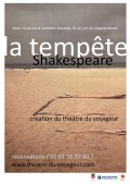 Affiche La Tempête - Théâtre du Voyageur