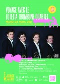 Voyage avec le Lutetia Trombone Quartet - Affiche