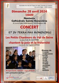 Les Petits Chanteurs du Val-de-Seine en concert