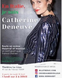 Affiche Alessandra Serra - Je suis Catherine Deneuve - Le Lieu