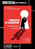 Affiche Preuve d'amour - Guichet-Montparnasse