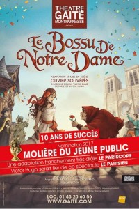 Affiche Le Bossu de Notre-Dame - Théâtre de la Gaîté-Montparnasse
