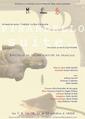 Affiche Pirandello Suite - Théâtre de l'Épée de Bois