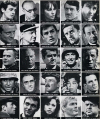 Portraits des vedettes du lm, dans le livret
remis à l’avant-première mondiale, 1966.
