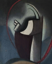 Roberta González, Sans titre, 1937-1938, Huile sur panneau,
47,2 x 42 cm, Centre Pompidou, Musée national d'art moderne,
Don Succession González, 2023, AM 2023-452