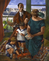 Georges Hanna Sabbagh,
Les Sabbagh à Paris,
1921
Huile sur toile
163 x 130,2 cm
