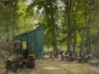 Étude pour Le Dimanche à la fontaine Sainte-Marie, forêt de Meudon, 1901
Huile sur toile, 99 × 131 cm
