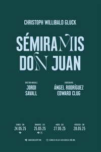 Affiche Sémiramis & Don Juan - Opéra Comique