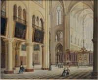 Notre-Dame, la croisée du transpet vers 1780 