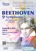 Beethoven : Symphonie n°9, 200e anniversaire - Affiche
