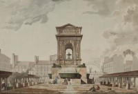 Antoine Feder, La fontaine des Innocents et le marché, avant 1791
CC0 Paris Musées / Musée Carnavalet - Histoire de Paris